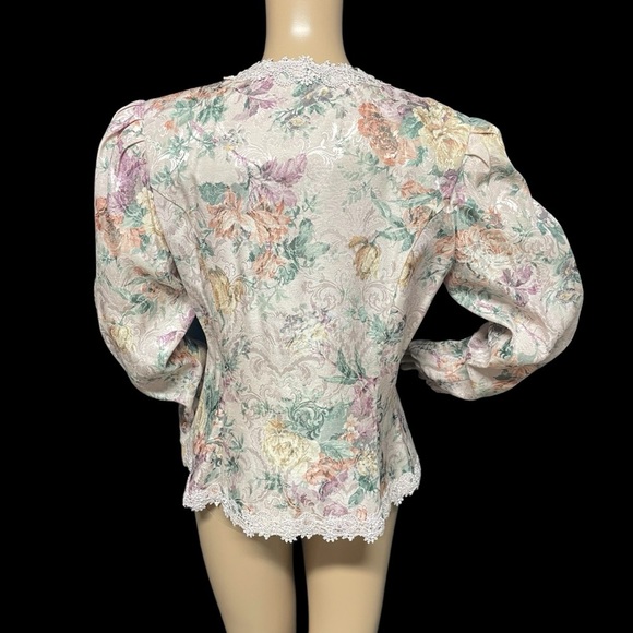 Vintage Nah Nah Collections by Jonathan Tait Cottagecore Floral Blazer 13/14 EUC - Picture 4 of 9